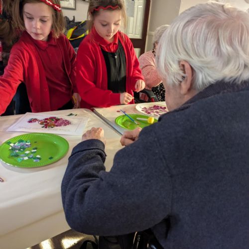'Shining our Lights' in the community.