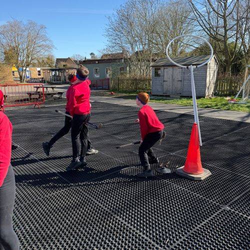 Y6 play Quidditch!