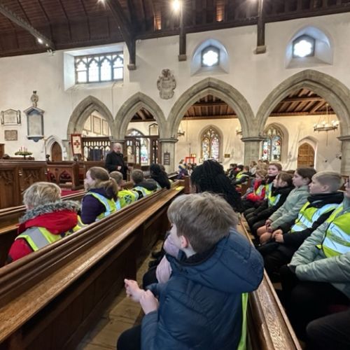 Year 5 Visit to St Andrew's Church