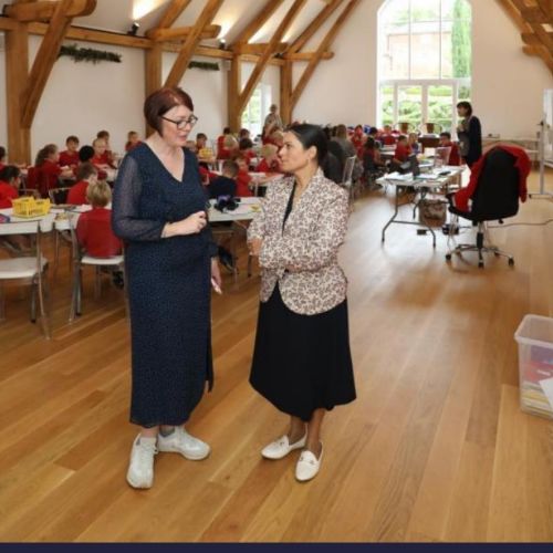 Dame Priti Patel and Mrs Black