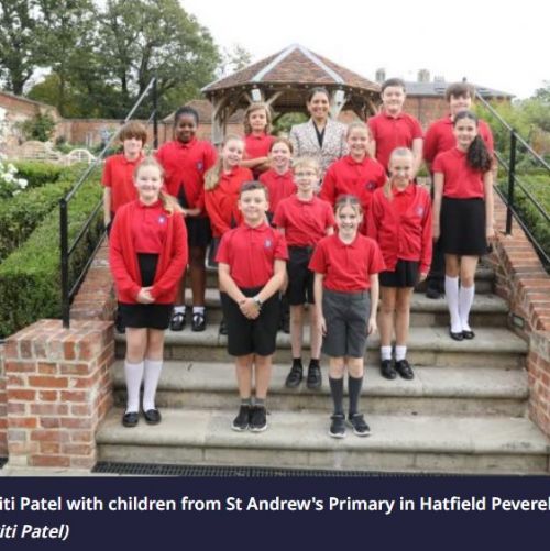 School Council and Priti Patel